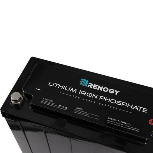 Renogy 12V 170Ah Lithium Iron Phosphate (LiFePo4) Battery | 2000 Cycles