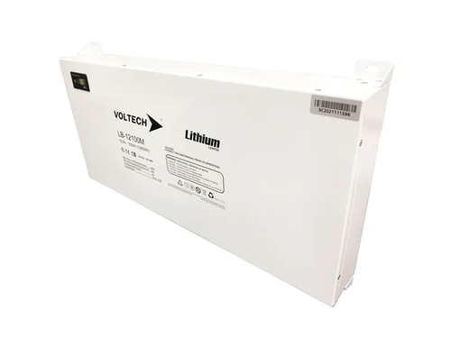 Voltech 12.8V-100Ah Slimline Lithium Battery - Prismatic LiFePo4 cells