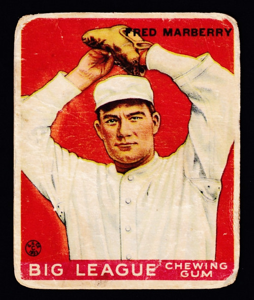 1933 Goudey #104 Fred Marberry Poor