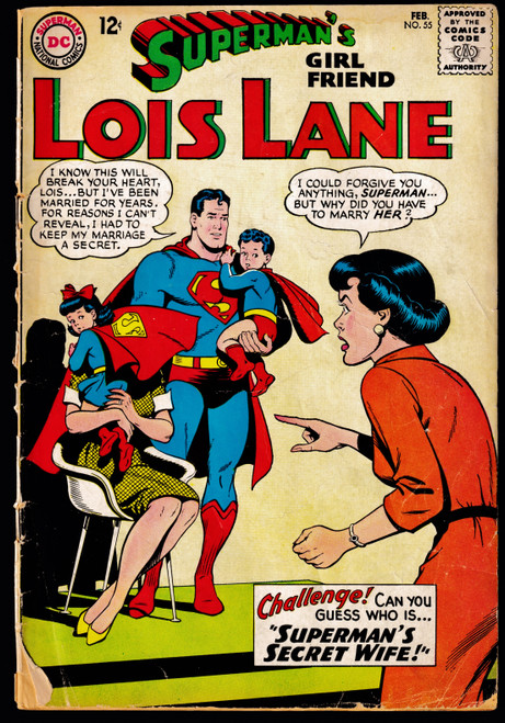 1967 DC Superman's Girlfriend Lois Lane #55 Poor