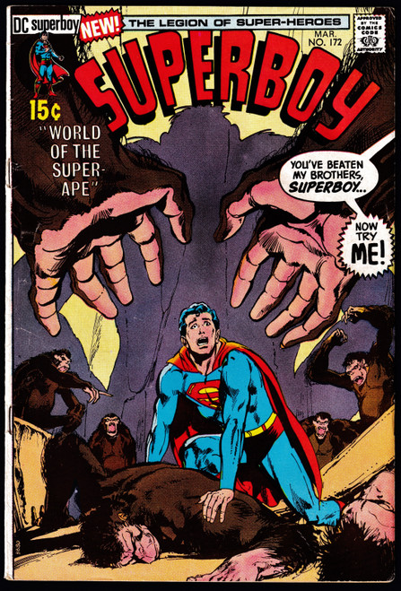 1971 DC Superboy #172 VG