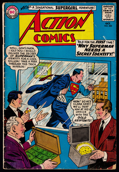 1963 DC Action Comics #305 VG-