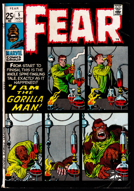 1971 Marvel Fear #5 VG