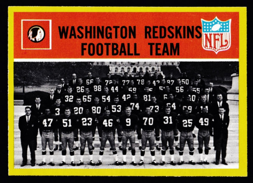 1967 Philadelphia #181 Washington Redskins Team NM+