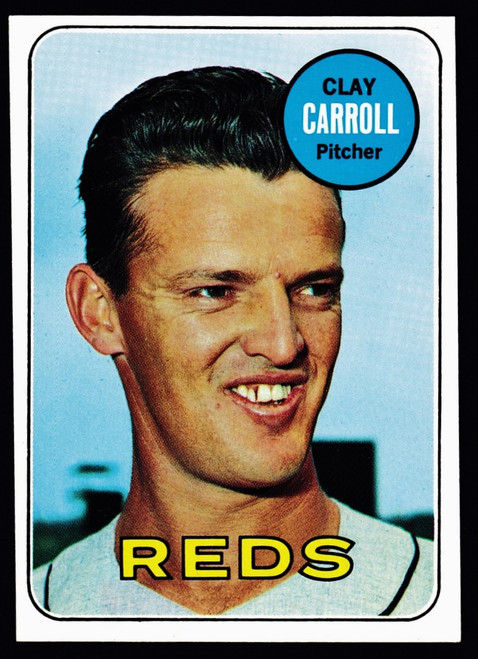 1969 Topps #026 Clay Carroll EXMT+