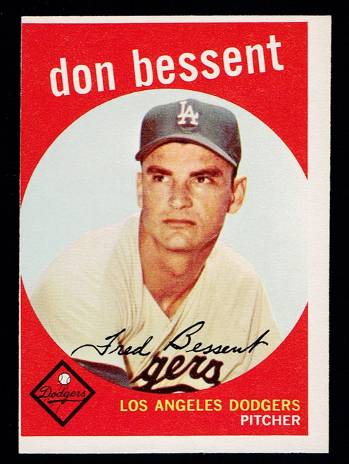 1959 Topps #071 Don Bessent VGEX