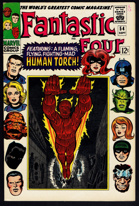 1966 Marvel Fantastic Four #54 VF  1st Appearance of the Evil Eye