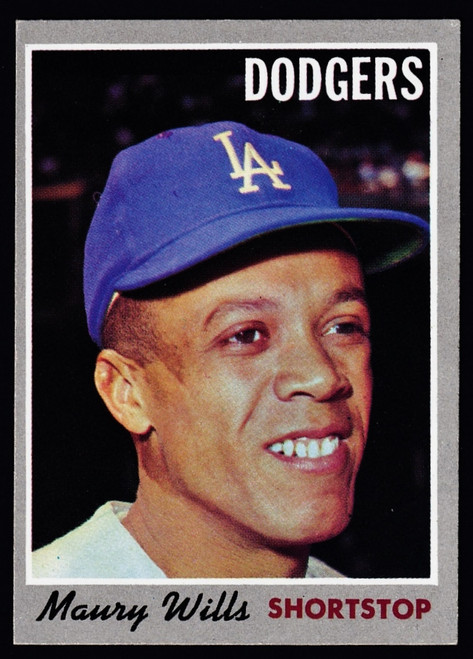 1970 Topps #595 Maury Wills EX