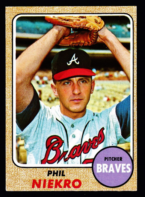 1968 Topps #257 Phil Niekro EX