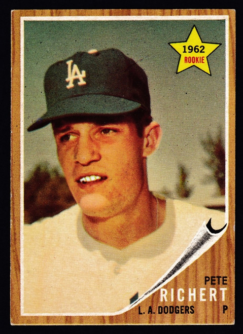 1962 Topps #131 Pete Richert RC EX-