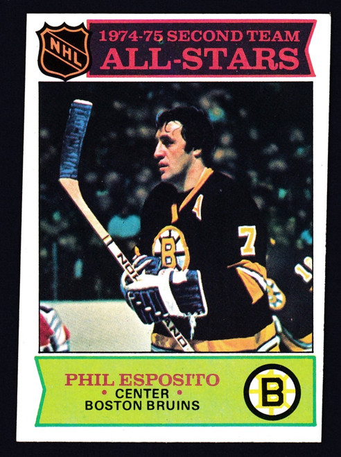 1975 Topps #292 Phil Esposito AS VGEX