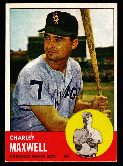 1963 Topps #086 Charley Maxwell VG+