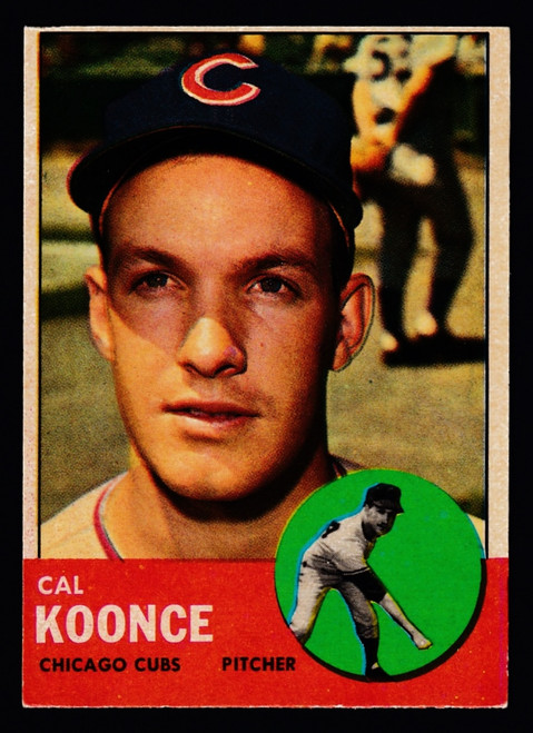 1963 Topps #031 Cal Koonce RC EX