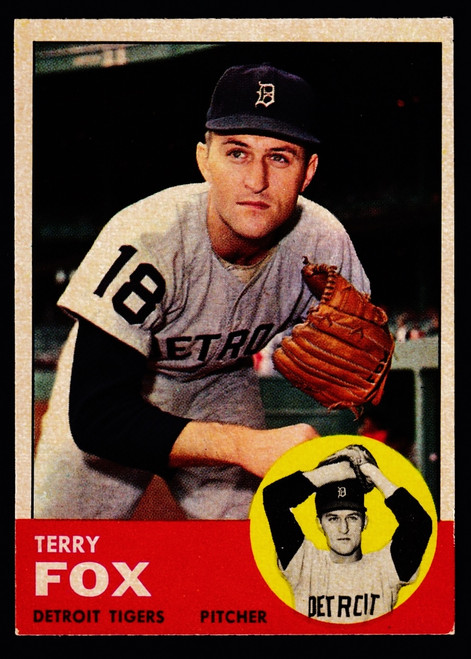 1963 Topps #044 Terry Fox EX-