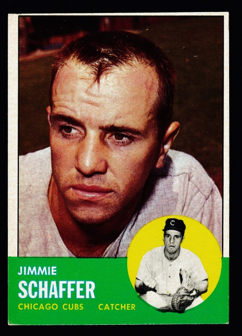 1963 Topps #081 Jimmie Schaefer EX-