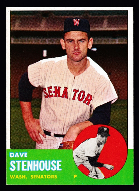 1963 Topps #263 Dave Stenhouse EXMT