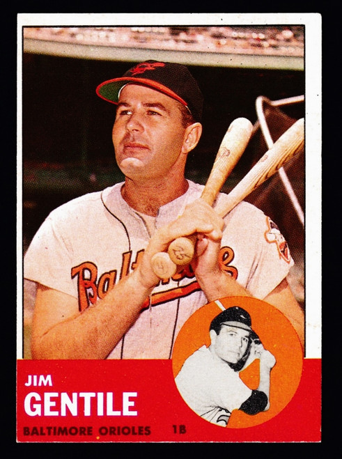 1963 Topps #260 Jim Gentile VGEX