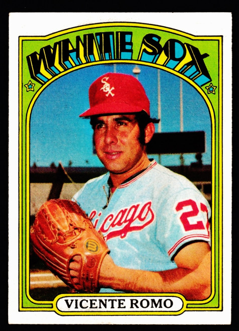 1972 Topps #499 Vicente Romo EX