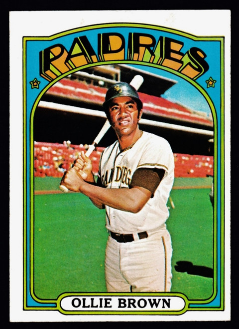 1972 Topps #551 Ollie Brown EX