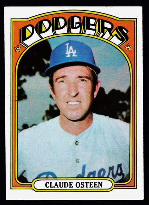 1972 Topps #297 Claude Osteen EX