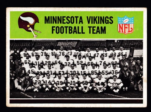 1965 Philadelphia #099 Minnesota Vikings Team VG
