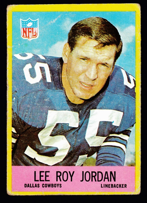 1967 Philadelphia #054 Lee Roy Jordan RC GD