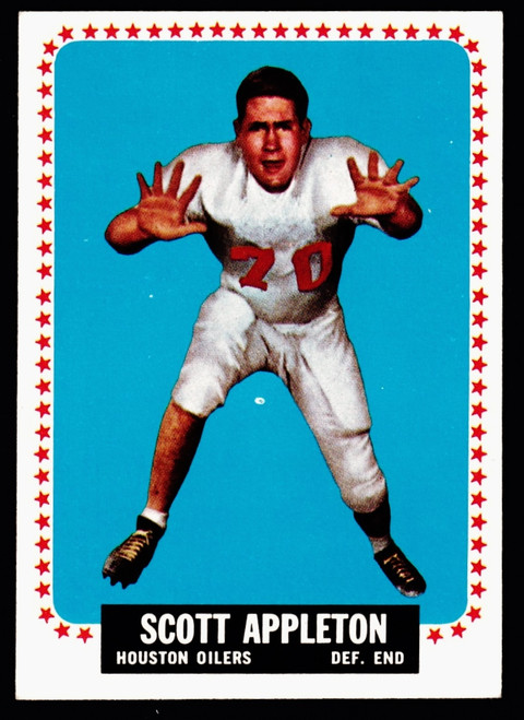 1964 Topps #066 Scott Appleton RC EXMT