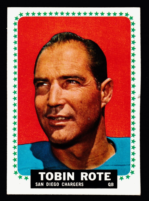 1964 Topps #171 Tobin Rote SP Miscut