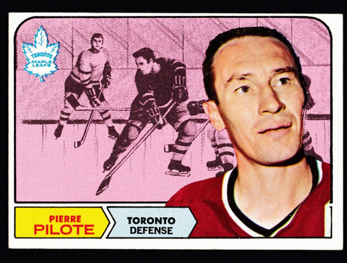 1968 Topps #124 Pierre Pilote EX