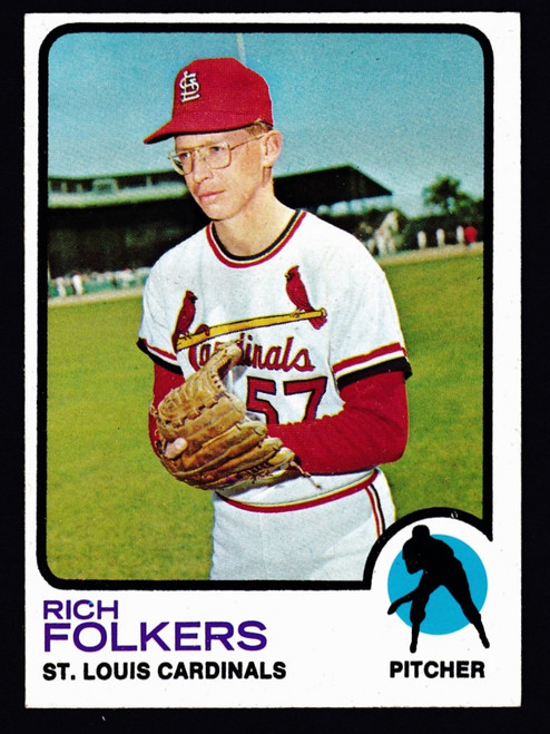 1973 Topps #649 Rich Folkers EX