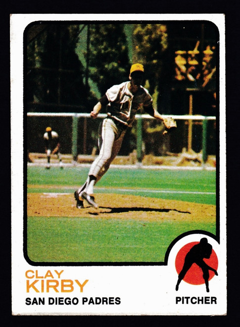 1973 Topps #655 Clay Kirby VGEX