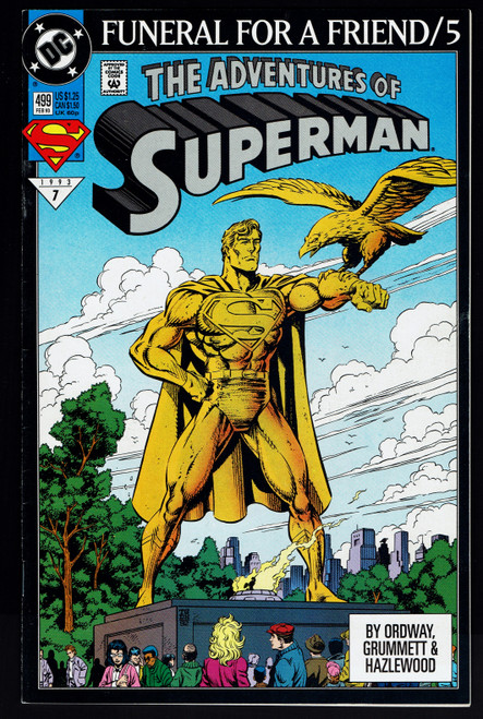 1993 DC Adventures of Superman #499 VF/NM