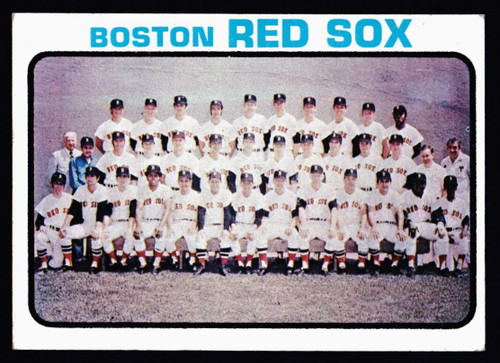 1973 Topps #596 Boston Red Sox Team VG