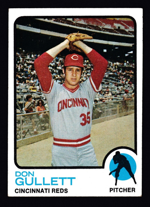 1973 Topps #595 Don Gullett VGEX