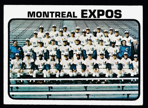 1973 Topps #576 Montreal Expos Team EX-