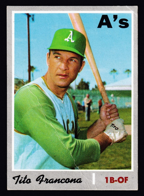 1970 Topps #663 Tito Francona Poor