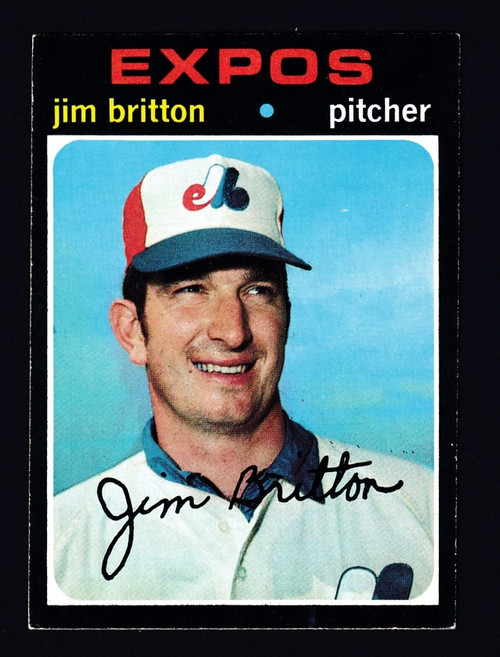 1971 Topps #699 Jim Britton EX