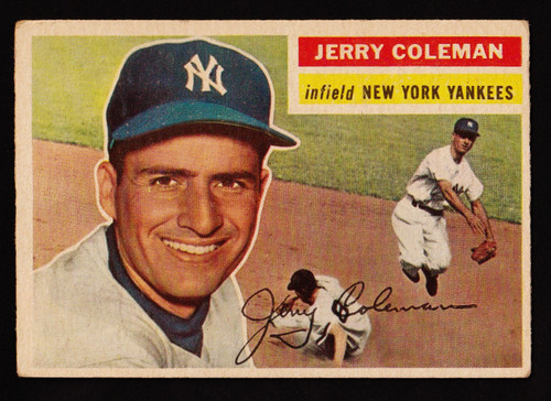 1956 Topps #316 Jerry Coleman VG