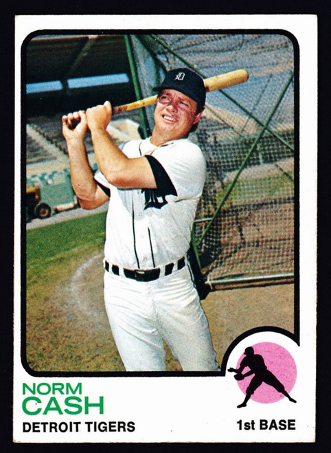 1973 Topps #485 Norm Cash EX-