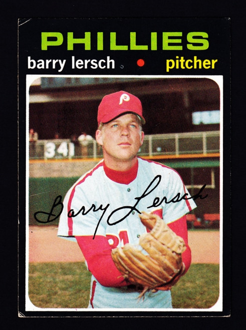 1971 Topps #739 Barry Lersch SP VG