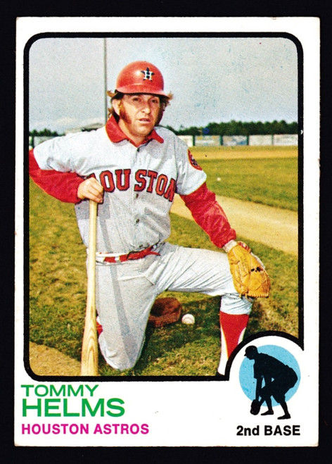 1973 Topps #495 Tommy Helms VGEX