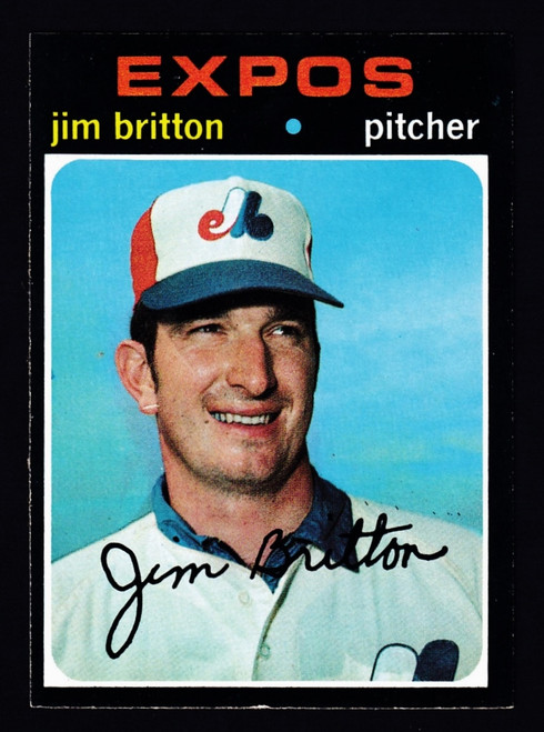 1971 Topps #699 Jim Britton EXMT