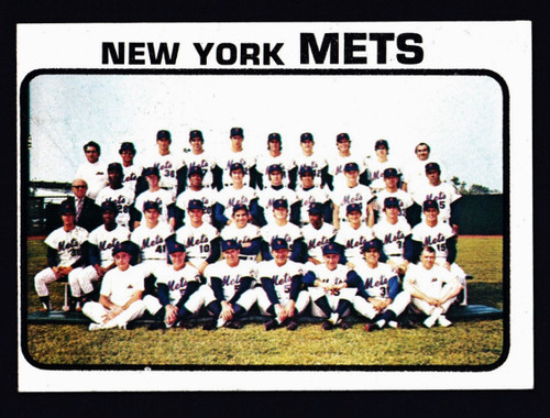 1973 Topps #389 New York Mets Team VGEX