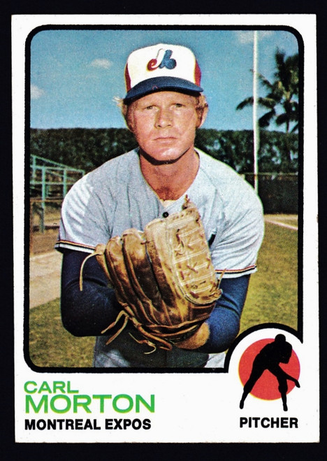 1973 Topps #331 Carl Morton EX