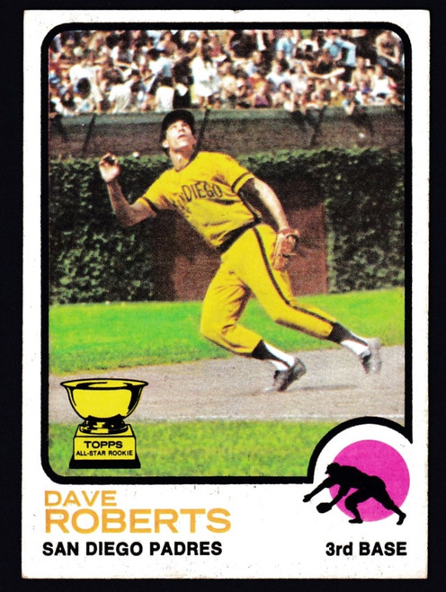 1973 Topps #133 Dave Roberts RC EX