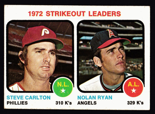 1973 Topps #067 Strikeout Leaders Ryan Carlton VGEX