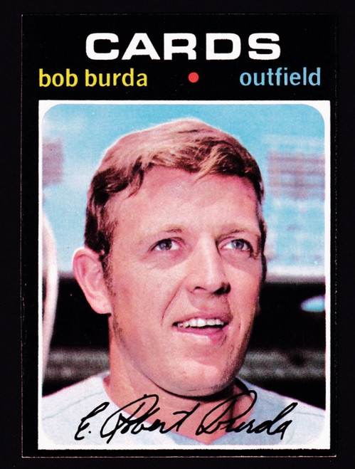 1971 Topps #541 Bob Burda VGEX