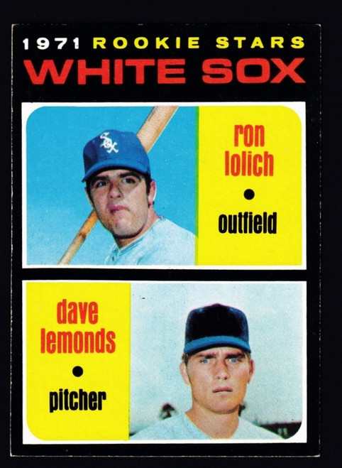 1971 Topps #458 White Sox Rookies EX+