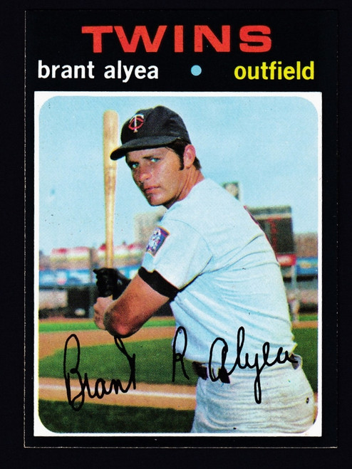 1971 Topps #449 Brant Alyea NMMT