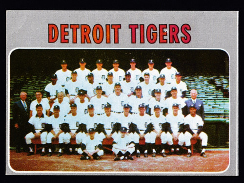 1970 Topps #579 Detroit Tigers Team VG